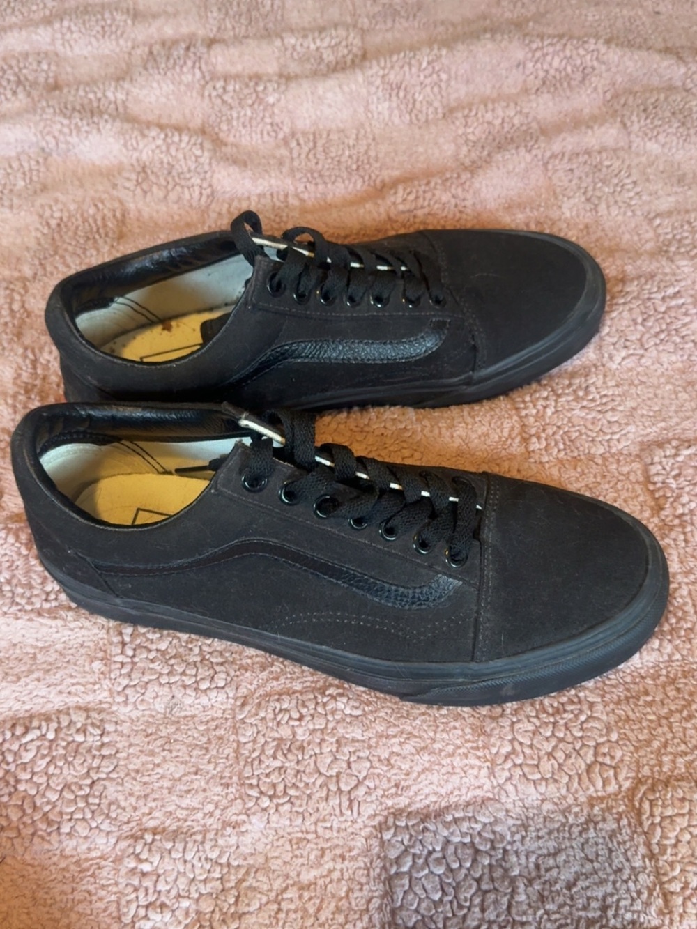 Vans Off The Wall Black Suede Skate Sneakers